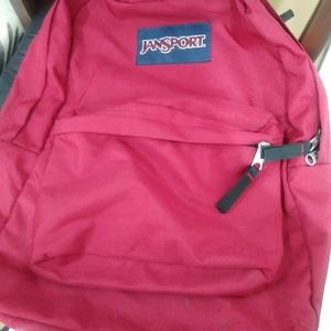 Jansport maroon bookbag